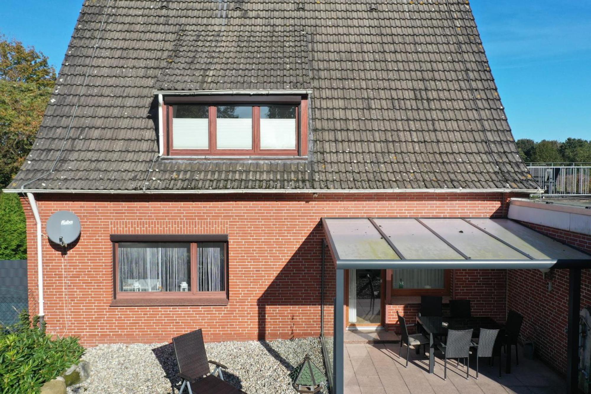 Ferienwohnung Im Erdgeschoss Mit Eingezaeunten Garten Und Terrasse Aurich Exterior foto