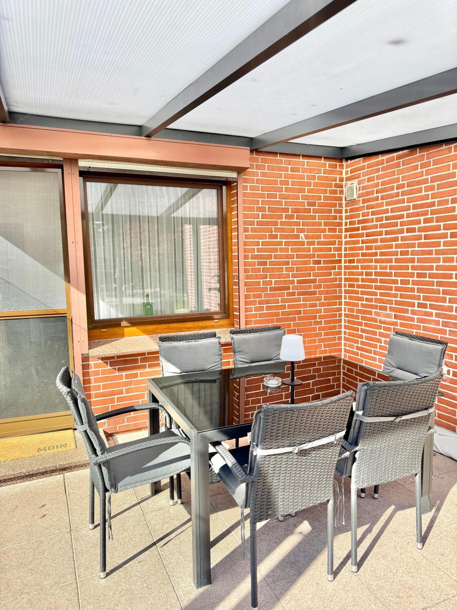 Ferienwohnung Im Erdgeschoss Mit Eingezaeunten Garten Und Terrasse Aurich Exterior foto